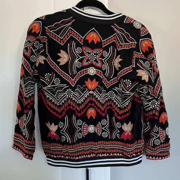 Embroidered bomber jacket - Picture 4 of 6